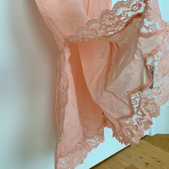 🦄 Sophie & Me coral top with lace trim - Picture 10 of 10